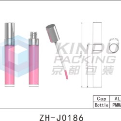 Customized injection color lip gloss pack (ZH-J0186)